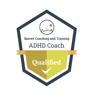 Barrett Coaching and Training: Qualified ADHD Coach badge